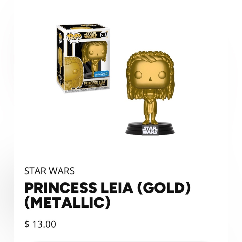 Princess Leia (Gold) (Metallic)